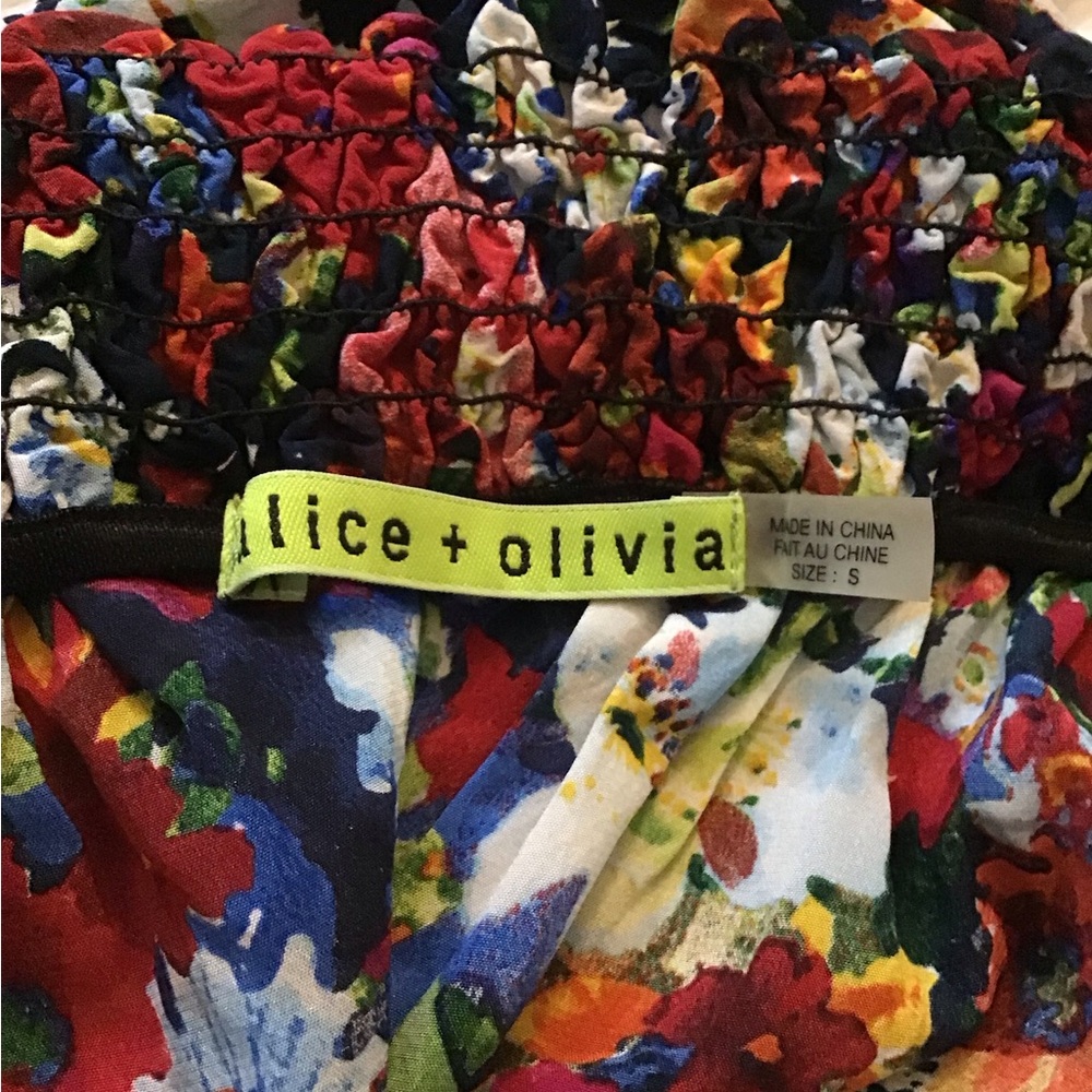 Alice + Olivia Multicolor Floral Skirt - Picture 3 of 7